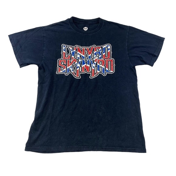 Lynyrd Skynyrd Graphic Band Tee Thrifted Vintage Style Size M - Picture 1 of 12